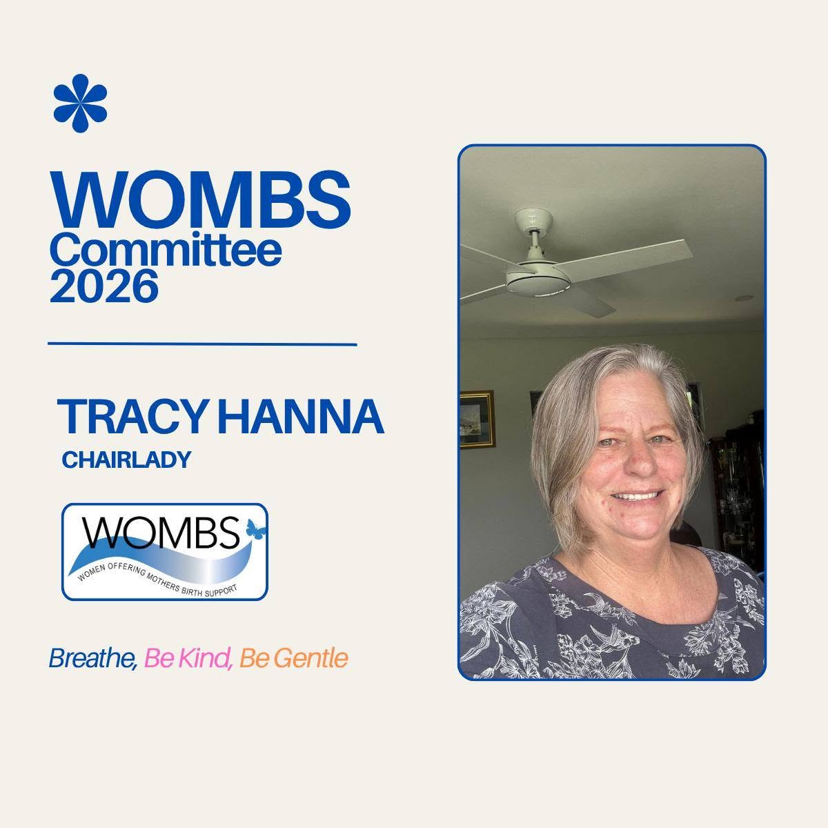 Tracy Hanna, Chairlady on the WOMBS 2026 committee